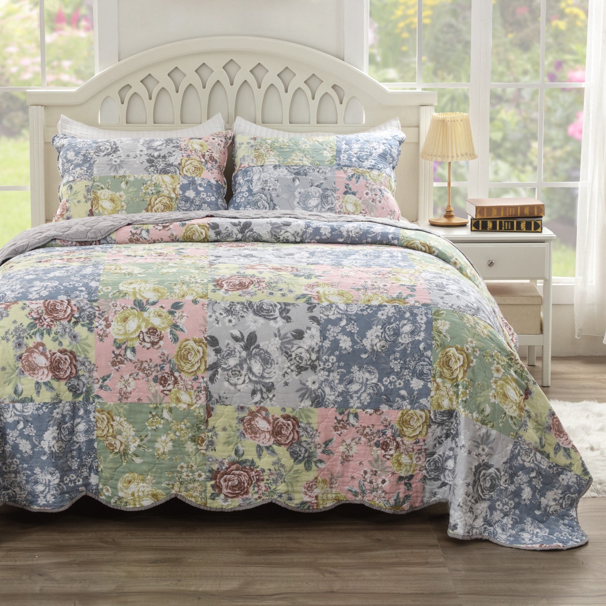 Greenland Home Emma Vintage Style Quilt Set - Picture 14 of 16