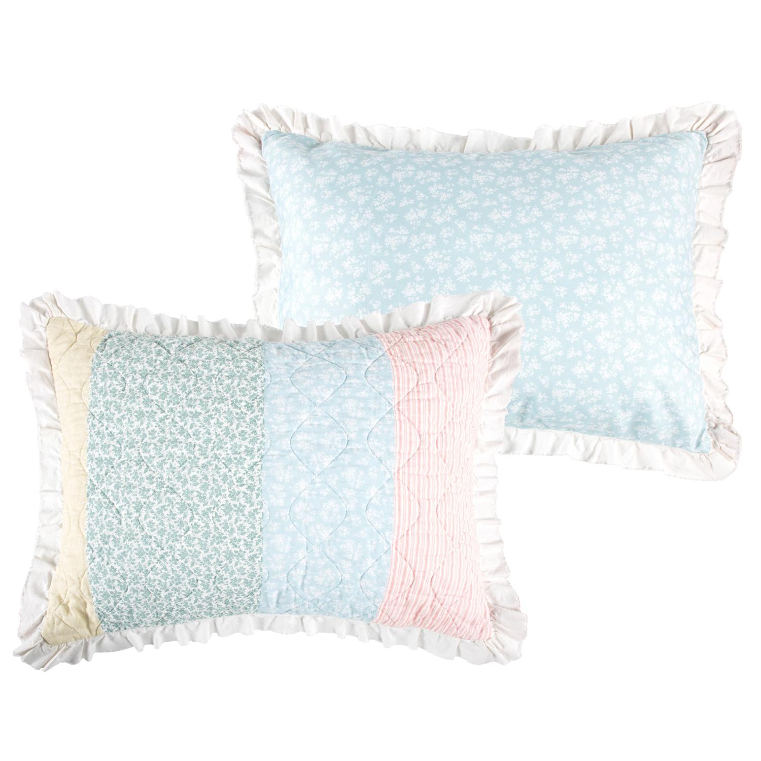 Greenland Home Fashions Tessie Luxurious Ultra Soft Pillow Sham Pastel - Picture 12 of 18